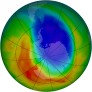 Antarctic Ozone 2012-10-11